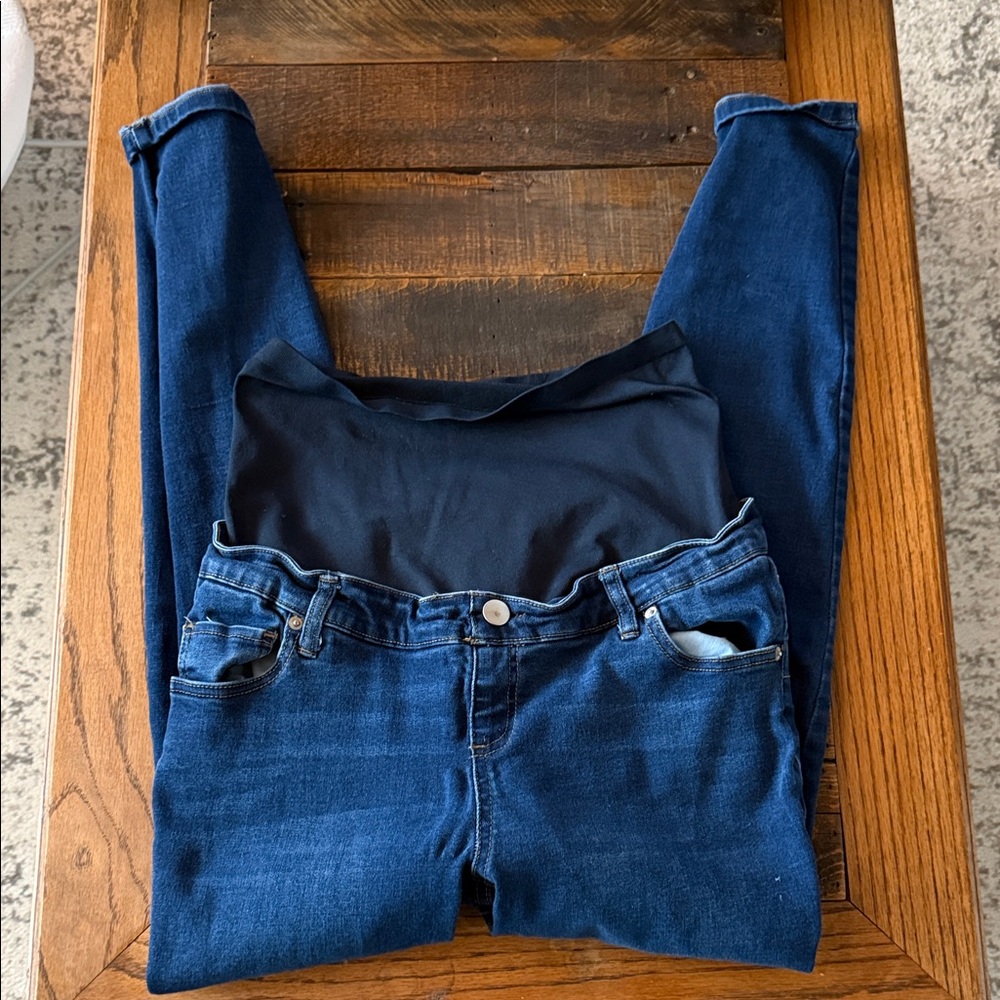 Women's Maternity Blue Jeans